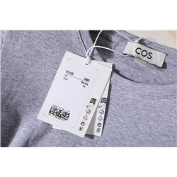 Тонкий хлопковый лонг с длинным рукавомCO*S