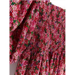 Jerseykleid mit Strukturmuster