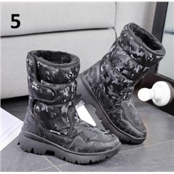 Зимние водонепроницаемые дутики на флисе