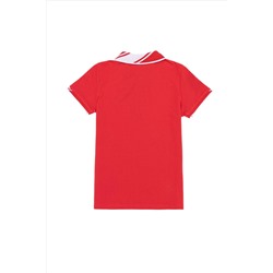 Erkek Çocuk Kırmızı Polo Yaka Tişört