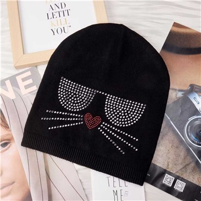 Вязаная шапка  КАР*Л 😎