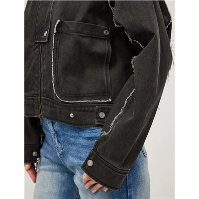 Серая Куртка "Гранж"