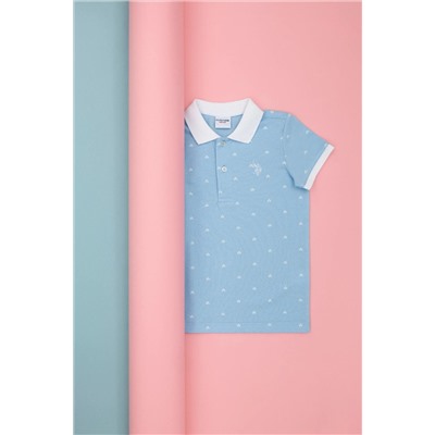 Erkek Çocuk Beyaz Polo Yaka Tişört