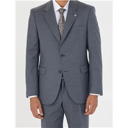 %100 Yün Mavi Slim Fit Takım Elbise