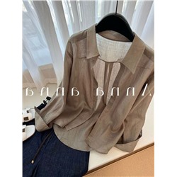 Женская льняная рубашка