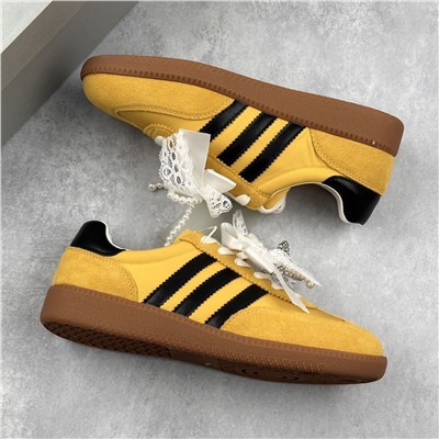 Немецкая спортивная обувь GG-C*C с кружевным и жемчужным бантом