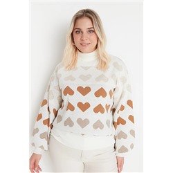 Trendyol Curve desenli triko kazak TBBAW23AN00030