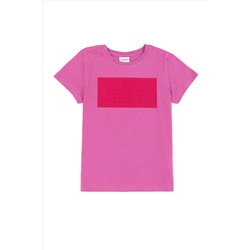 Çocuk Menekşe Bisiklet Yaka Tişört