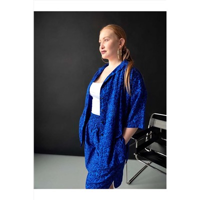 Костюм с шортами 1252 штапель НАТАЛИ #983914