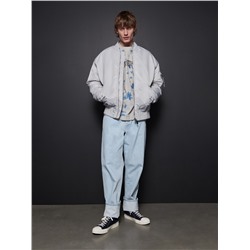 Куртка-бомбер оверсайз