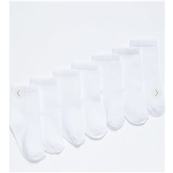Pack of 7 pairs of basic ankle socks