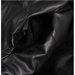 Свободная мягкая куртка из искусственной кожи с лацканами на потайных пуговицах  ЗАР*А