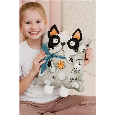 Наволочка декоративная Бульдог 32*32