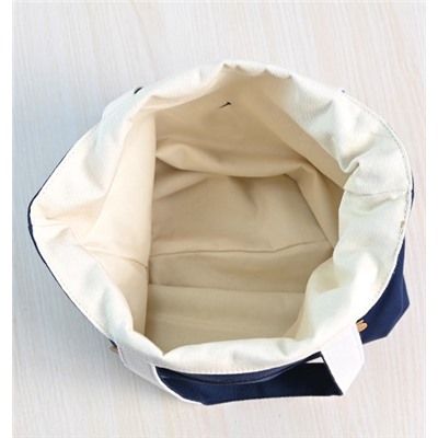 Двухсторонняя сумка-тоут из холста РАЛЬ*Ф Л