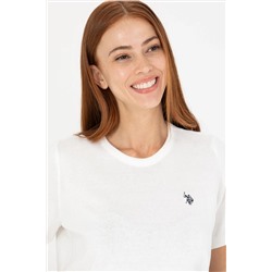 Kadın Ekru Bisiklet Yaka Kazak