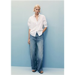 Jeans balloon tiro alto