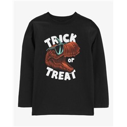Kid Halloween Dinosaur Graphic Tee