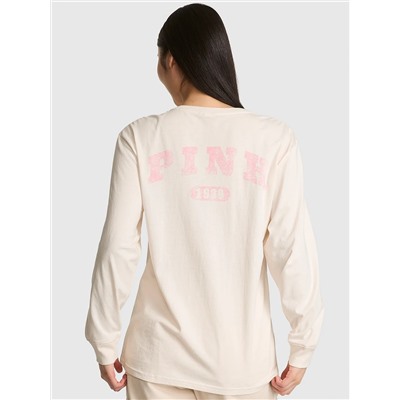 Campus Cotton Long-Sleeve Tee
