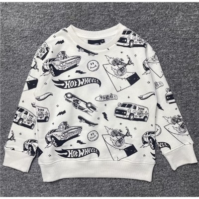 Свитшот для мальчиков. Материал: Хлопок 59%, полиэтилентерефталат (полиэстер) 41%