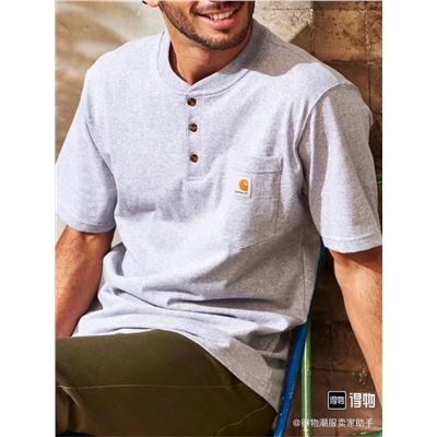 Мужская футболка на пуговицах