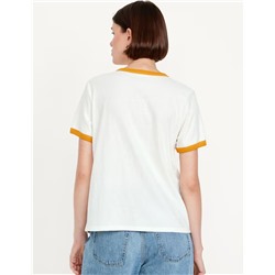 EveryWear Logo-Graphic Ringer T-ShirtImage