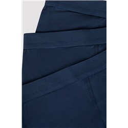 Penti Erkek Pamukl Basic Mavi 3'lü Boxer Külot