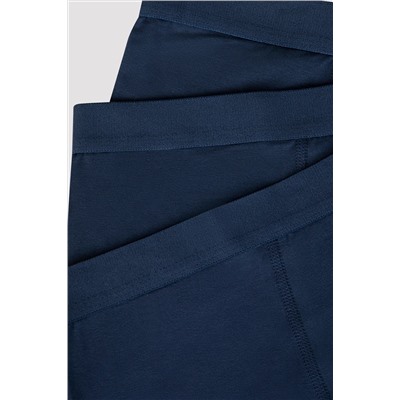 Penti Erkek Pamukl Basic Mavi 3'lü Boxer Külot