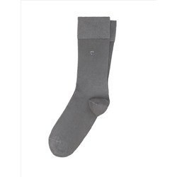Erkek Bambu Karışımlı Gri Soket Basic Çorap