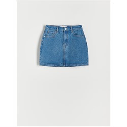 Minirock aus Denim