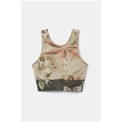 Top deporte camuflower