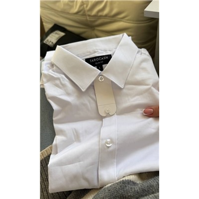 Офигенная рубашка , белоснежная и ткань стрейч