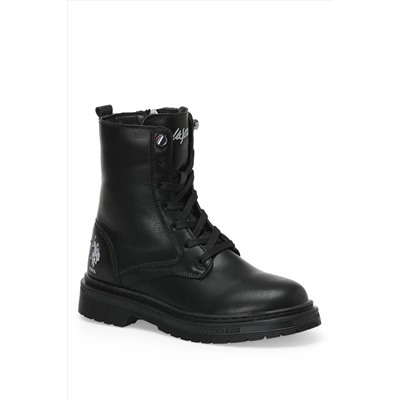 U.S. Polo Assn. Dalıa 2pr Siyah Kadın Biker Bot DALIA 2PR