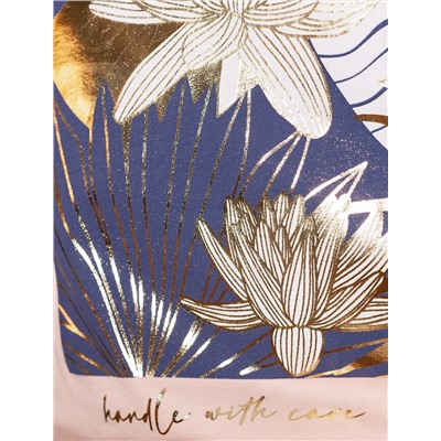 Свободная футболка с принтом из премиального хлопка с эластаном