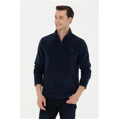Erkek Lacivert Sweatshirt