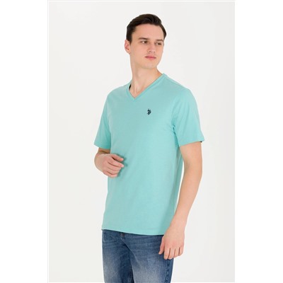 Erkek Mint Basic V Yaka Tişört