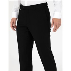 Siyah Ekstra Slim Fit Kumaş Pantolon
