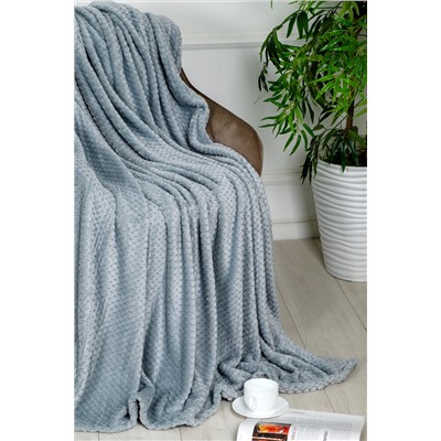 Плед велсофт Bio-Line, мягкий пушистый кубик