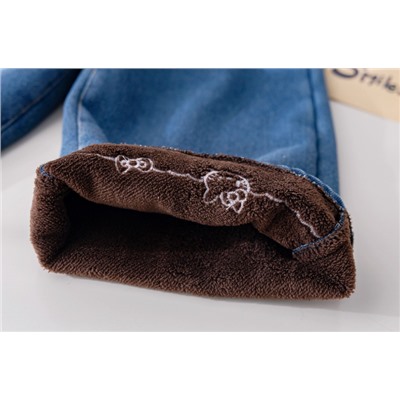 Утепленные джинсы для девочек