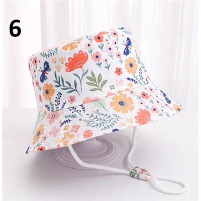 Хлопковая панама для мальчиков и девочек. 8 разных расцветок