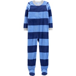 Carter's | Kid 1-Piece Monster Truck Fleece Footie PJs