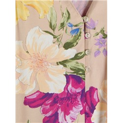 Gemustertes Kleid aus Viskose