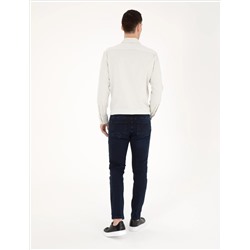 Koyu Lacivert Slim Fit Jean Pantolon