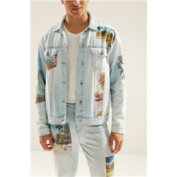 Chaqueta vaquera trucker cropped South Beach