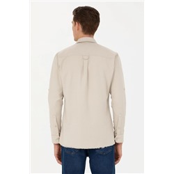 Erkek Taş Uzun Kollu Gömlek