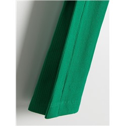 Jerseyleggings aus Rippstrick