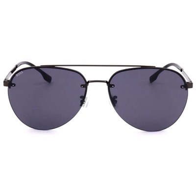 Hugo Boss  Men's Black Aviator Sunglasses