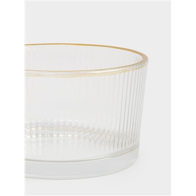 Вазочка для джема, 20x10 см, 2 шт, с ложками, на подставке, стекло/дерево/нержавеющая сталь, золотистая, Sonnet