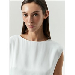 Блузка без рукавов из 100% вискозы, B3158/atlas