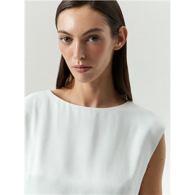 Блузка без рукавов из 100% вискозы, B3158/atlas