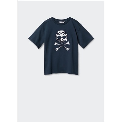 Camiseta algodón bordado -  Niño | MANGO OUTLET España